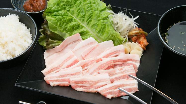 韓式烤豬五花肉午餐