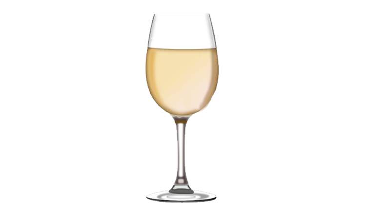 Glass of wine（White）