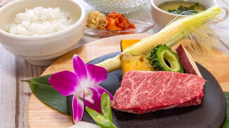DOURAKU Today's fillet beef lunch