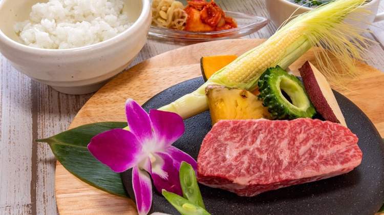 DOURAKU Today's japanese beef steak lunch