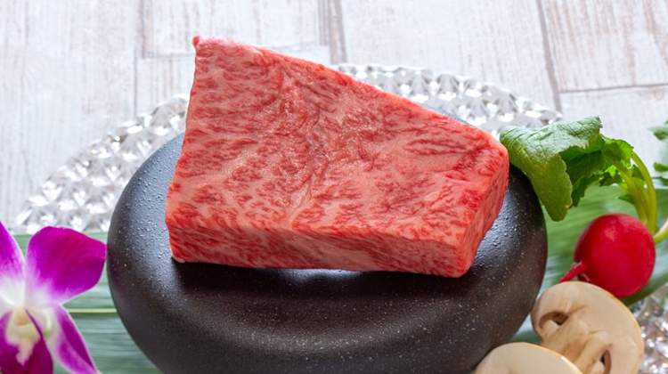 Supreme branded marbled wagyu beef