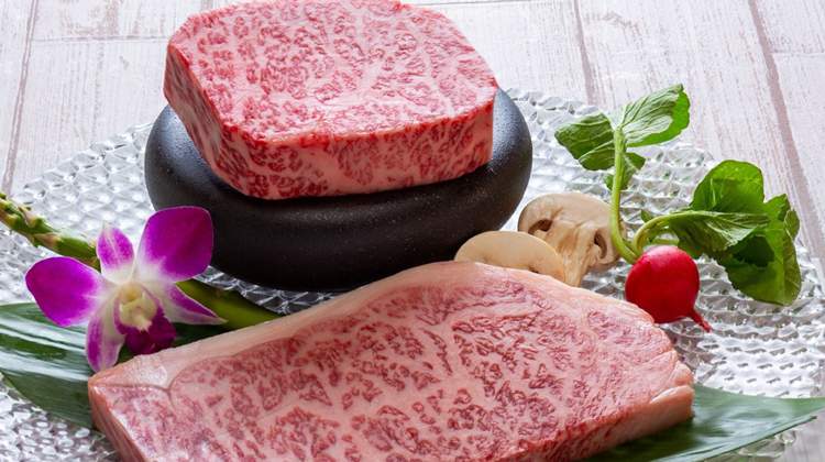 Ultimate Kobe beef sirloin and supreme wagyu fillet