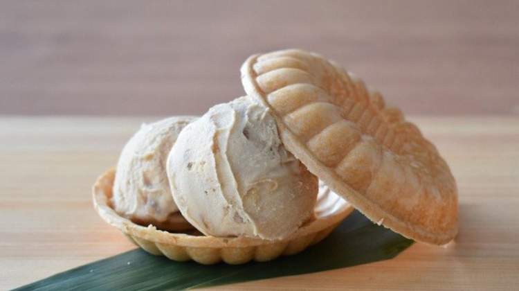 호지차 아이스크림 모나카