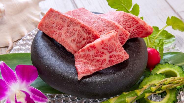 Branded Kobe beef short rib