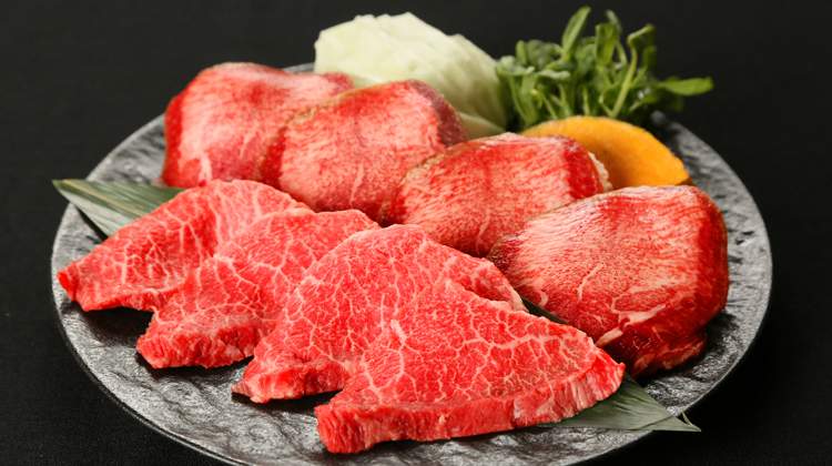 Douraku Set meal Loin&Beef Tongue