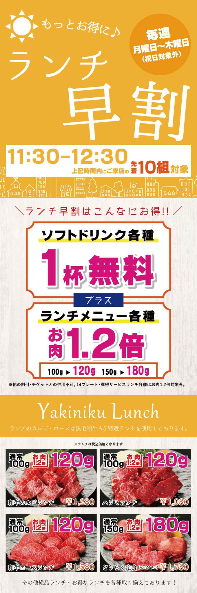 画像3：【１日限定30食】 お肉《14種類》を1口サイズで！人気の『14プレート』