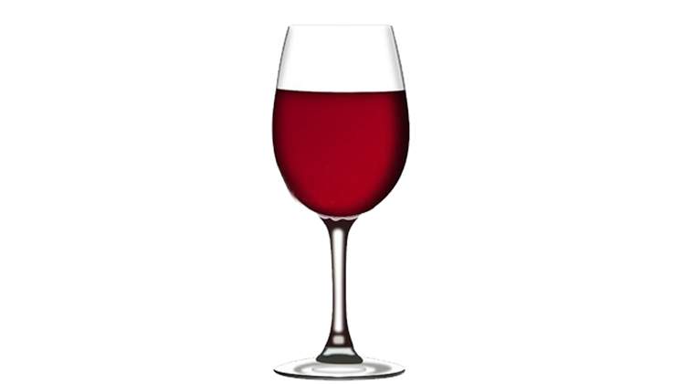 Glass of wine（Red）