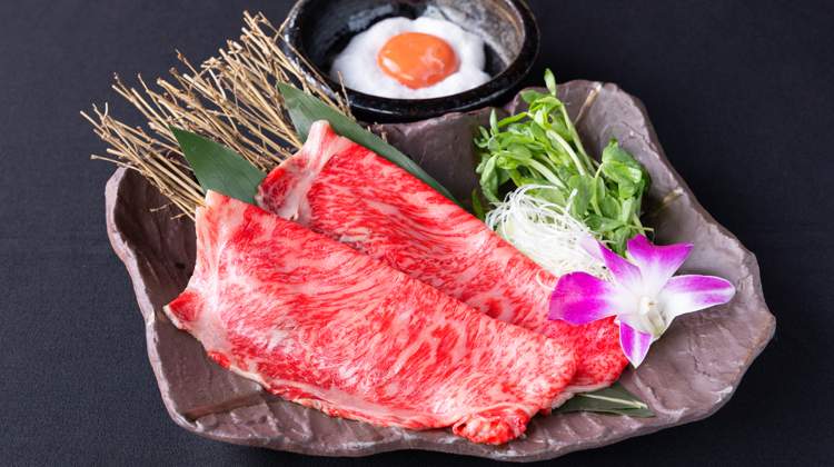 【Omi beef】 Spencer Roll Yakisuki（Meat 100g）