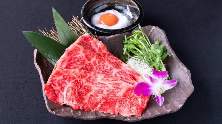 【Omi beef】rump  Yakisuki（Meat100g）