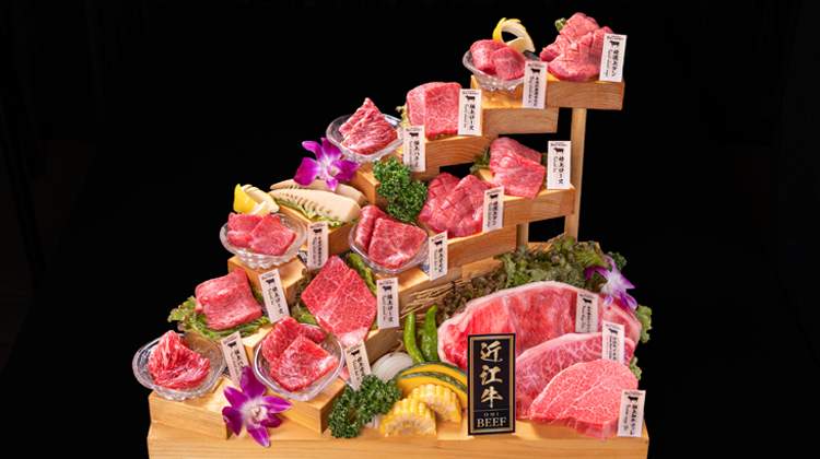 Premium assorted meat with 13 layers plate