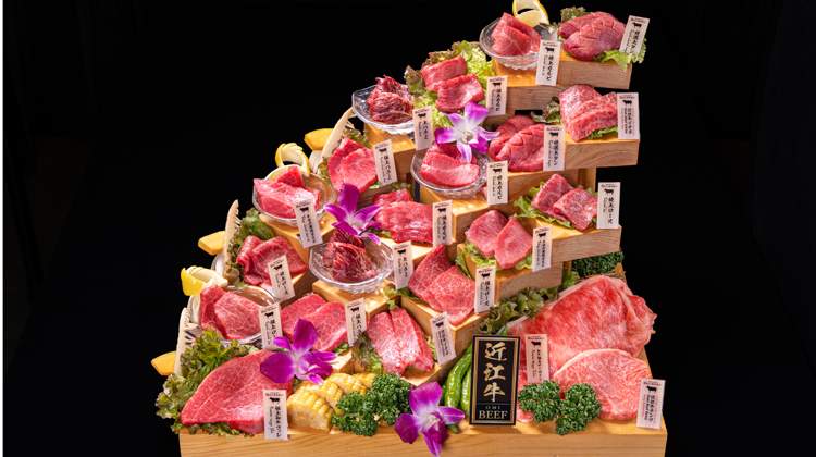 Special selected assorted meat with 18 layers plate