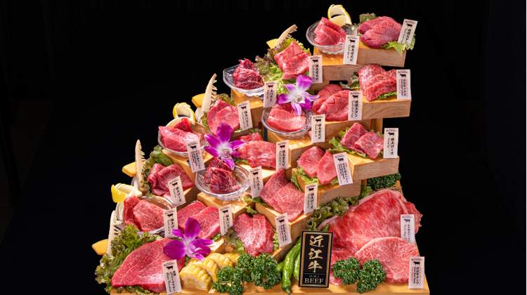 Premium assorted meat with 18 layers plate 