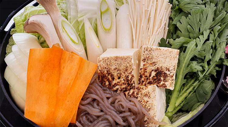 Assorted Sukiyaki Vegetables