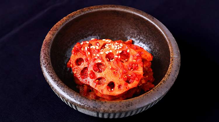 Lotus Root Kimchi