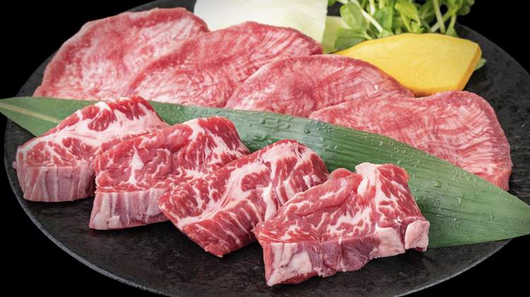 特選ハラミと特選牛タン定食