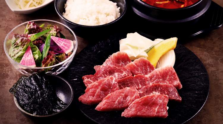 焼肉三種ランチ